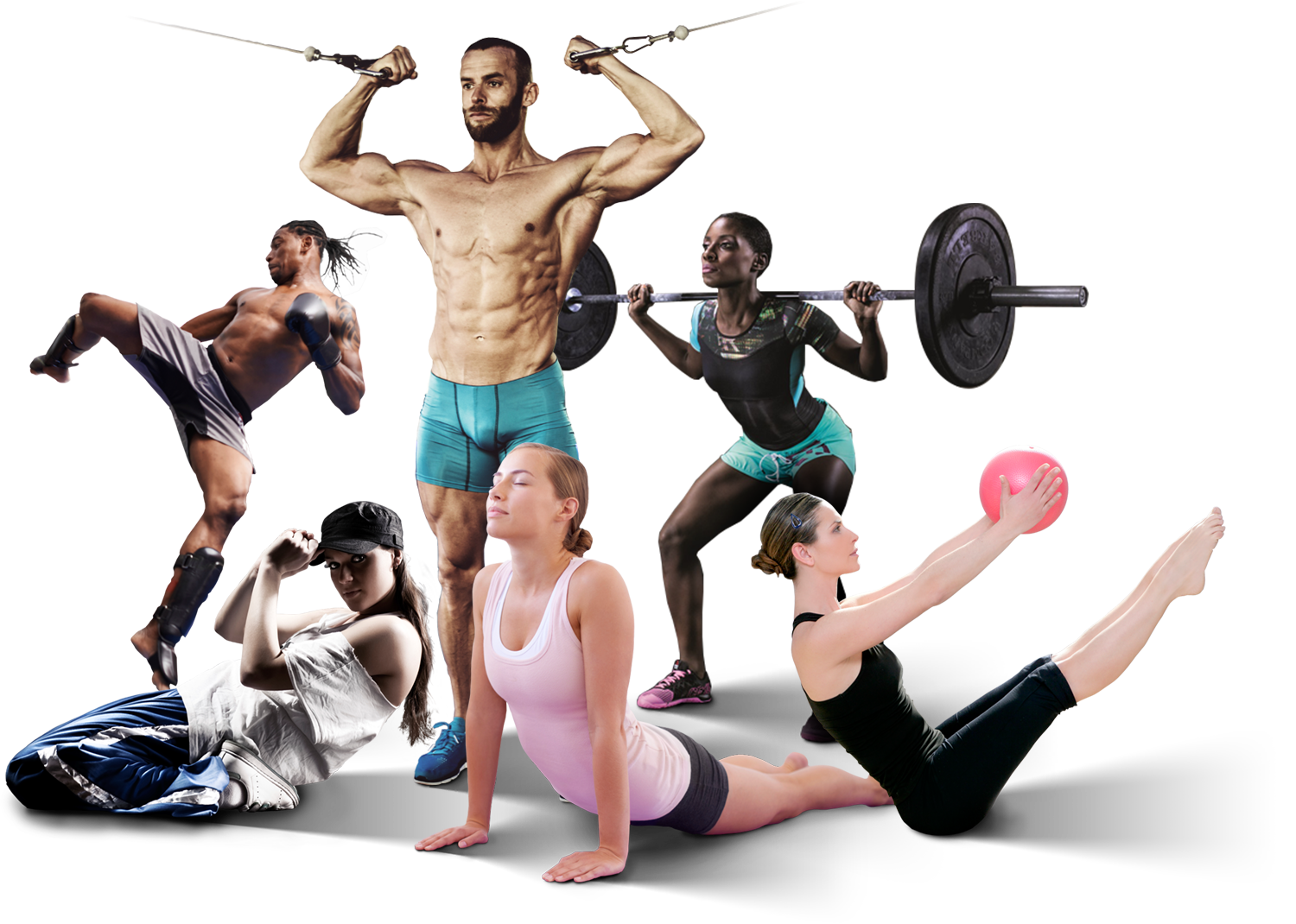 Variedad de Personas Haciendo Ejercicio en KSVariedad de Personas Haciendo Ejercicio en KSVariedad de Personas Haciendo Ejercicio en KS